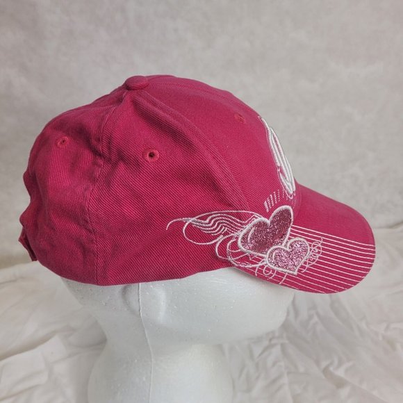 DODGE Pink Hat Snapback Baseball Vintage Cap licensed hearts - Picture 6 of 12